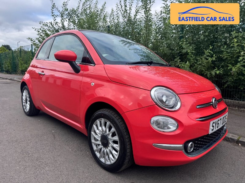 2017 Fiat 500c 1.2 Lounge Convertible 2dr Petrol Manual Euro 6 s/s 69 bhp